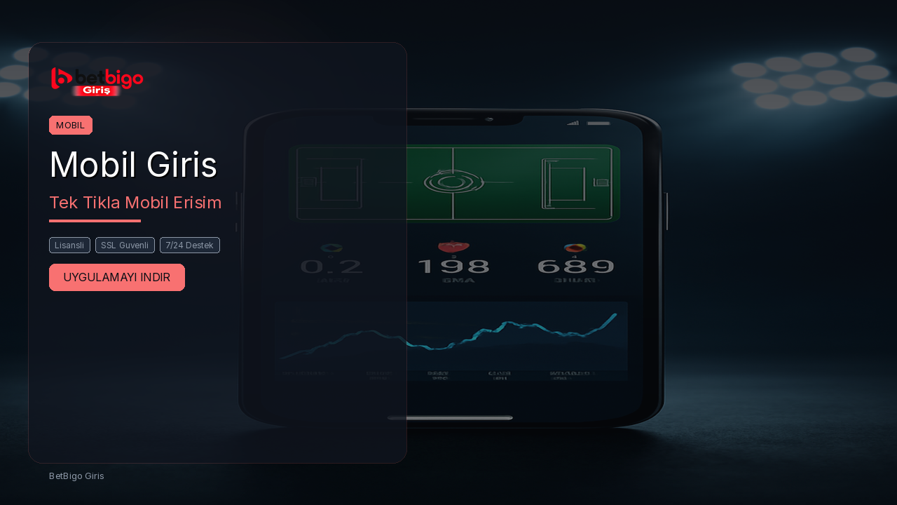 BetBigo Giris Mobil Giris - Telefondan Kolay ve Guvenli Erisim